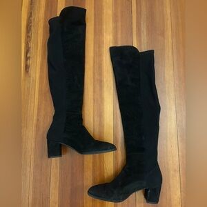 Stuart Weitzman Black Over-the-Knee Boots